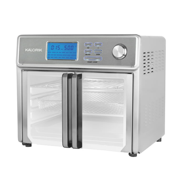 Kalorik MAXX 26 Quart Digital Air Fryer Oven Grill Deluxe, Stainless Steel  & Reviews