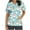 Light Blue, variant on JINGWANGYHBD Womens Nurse Unifrom Christmas Scrub Shirts Snowman Print Tops Merry Xmas Working Uniforms Going Out Party Scrubs Top with Pockets