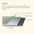 thumbnail image 2 of Vego Garden 17" Tall 9 in 1 Novel Metal Raised Garden Bed Kits 8ft x 2ft Modular Planter for Vegetables Flowers Box Pearl White, 2 of 8
