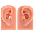 thumbnail image 1 of HLONK2pcs Human Ear Models Silicone Piercing Ear Models Artificial Ear Model Teaching Model, 1 of 6