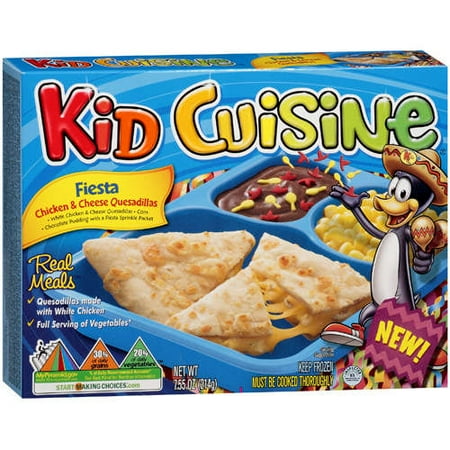 Kid Cuisine: Fiesta Chicken & Cheese Quesadillas Meal, 7.55 oz