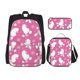 thumbnail image 1 of Balery Cute Poodle Dog Mochila Escolar 3 en 1 para Niños - Mochila Resistente con Lonchera Térmica y Estuche - Mochila Escolar para Niños y Niñas, 1 of 7