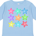 thumbnail image 4 of Inktastic Starfish in Rainbow Colors Boys or Girls Long Sleeve Toddler T-Shirt, 4 of 5