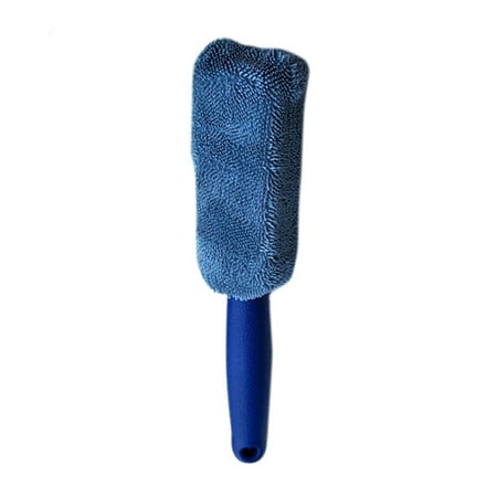 Car Wheel Tire Washing Handle Cloth Brush Auto Cleaning Tool House Carpet