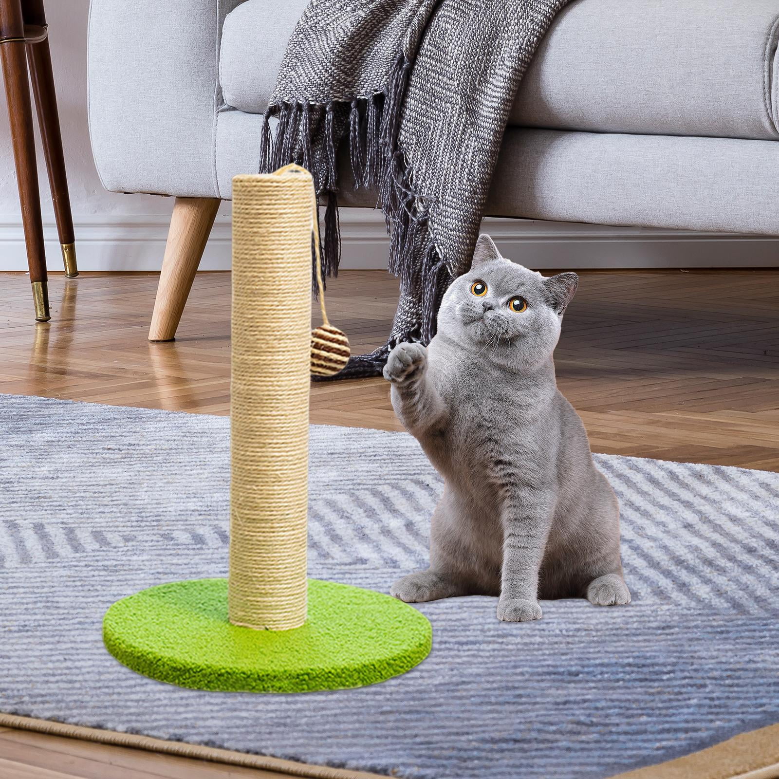 Bvdfgk Cat Scratching Post Sisal Rope Scratch Posts Climbing 17.7" Tall Lightweight