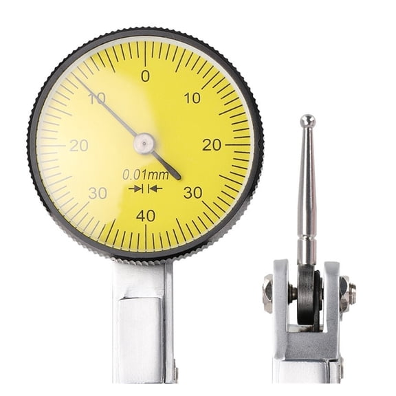 0-0.8mm Lever Dial Indicator Shockproof Test 0.01mm Dial Gauge Scale Meter Accuracy Indicator Center Measuring Instruments