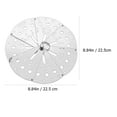 thumbnail image 2 of Adjustable Stainless Steel Cooking Lid with Spill - Drop Cover for Pots and Pans, 2 of 7