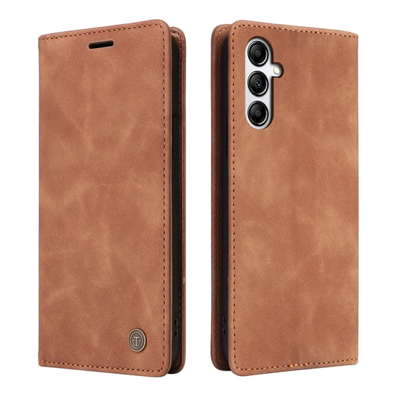 TECH CIRCLE For Galaxy A32 5G Wallet case,PU Leather Flip Folio Case with Card Holders RFID Blocking Kickstand Shockproof TPU Inner Shell Phone Cover forSamsung Galaxy A32 5G 6.5" 2021,Brown