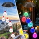 thumbnail image 4 of Moyic Carillón de viento de Navidad, luz que cambia de Color, patrón de muñeco de nieve, lámpara LED Solar, iluminación decorativa de plástico, Kits de decoración para fiestas muñeco de nieve Moyic HA046055-01, 4 of 6