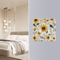 thumbnail image 4 of Yayeee Toggle Light Switch Wall Plate 2-Gang 4.56"x4.48" Decorative Outlet Cover, White Watercolor Sunflowers, 4 of 7