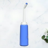 XIRQI 1PCS Portable Bidet Bottle Handheld Bidet Sprayer for Personal Cleansing Use,500ML Large Capacity Portable Bidet for Travel (Blue)