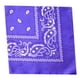 thumbnail image 2 of Bearachild Pañuelo cuadrado para exteriores de 55cm x 55cm, diadema negra y roja de Cachemira estampada para mujeres/hombres/niños/niñas Almacenamiento y organización del hogar violeta Bearachild HA5742-06, 2 of 6