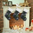 thumbnail image 7 of 2PCS Skull Christmas Stockings Personalized 18”Large with Plush Cuff Christmas Decorations Stocking Holiday and Family Stocking Tree Fireplace Decor Holiday Decor, 7 of 7