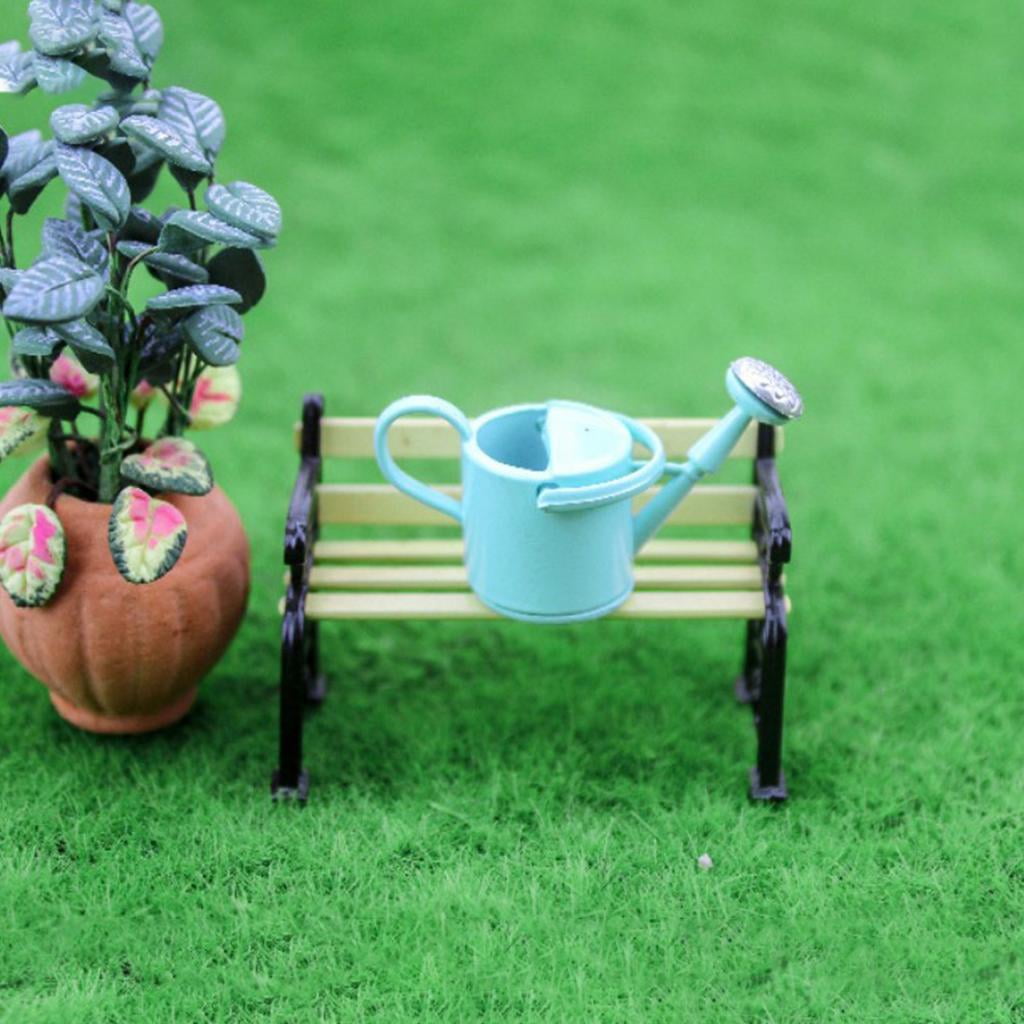 Miniature Dollhouse FAIRY GARDEN Accessories ~ Summer Brights GREEN Watering Can 