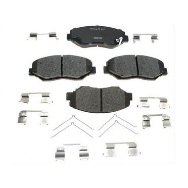 Front Brake Pad Set - Compatible with 2003 - 2017 Honda Accord 2.4L 4-Cylinder 2004 2005 2006 2007 2008 2009 2010 2011 2012 2013 2014 2015 2016