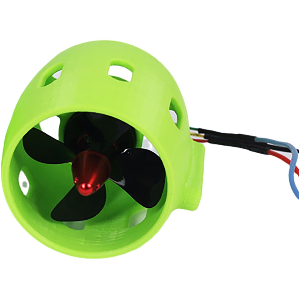 SOPOTUTU Propellers for RC Boat Underwater Propulsion Light Green PLA Shell PC Blades 1Pack