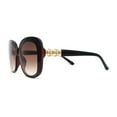 thumbnail image 3 of Womens Rhinestone Jewel Hinge Oversize Butterfly Designer Sunglasses Burgundy Tortoise Brown, 3 of 4