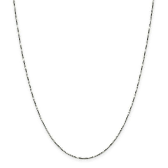 Primal Silver Sterling Silver Rhodium-plated 0.90mm Box Chain