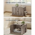 thumbnail image 6 of SONGMICS Home Litter Box Enclosure, Superfast Toolless Assembly, Cat Litter Box Furniture, Push-to-Open Doors, Indoor Cat House, Greige, 6 of 7