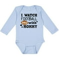 thumbnail image 3 of Inktastic I Watch Football with My Mommy Boys Long Sleeve Baby Bodysuit, 3 of 5