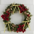 thumbnail image 5 of 24pcs Velvet Christmas Bow Ornaments - Hanging Fabric Bows for Christmas Trees, Wreaths, Doors & Holiday Decor, Festive Xmas Bow Decorations for Home, 5.1*7.1in/13*18cm, Yellow, 5 of 7