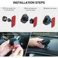 thumbnail image 5 of [2 Sets] Socket Voiture Mount Voiture Poignées Support de Prise pour Support de Téléphone 360 ° Rotation Tableau de Bord Autocollant Support pour Prise, 5 of 5