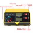 thumbnail image 3 of 12/24V 260W Car Battery Charger Intelligent Full Automatic Motorcycle Lead Acid Pulse Repair Starter With English Instruction Manual, 3 of 10