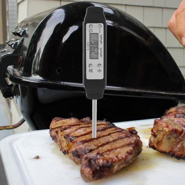 Sonda Para Carne, Termómetro Para Barbacoa, Resistente Al óxido, Alta Precisión, Medición Rápida, Acero Inoxidable, Temperatura Del Agua, Leche, Bebida Fría, Medición Para OTVIAP Kitchen Thermometer