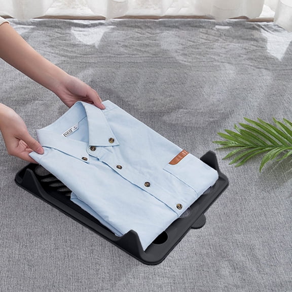 Lazy Person Clothes Folding Board - Wrinkle-Free Shirt and Pants Folder for Closet Organization Plastic Laundry Folding Tool