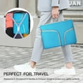 thumbnail image 3 of 13.3-14 Inch Laptop Sleeve with Handle for Macbook Pro 16" / 15" / Lenovo ThinkPad 14" / IdeaPad 3 / ASUS HP Acer Chromebook 14", Surface Book 15" / Laptop 15", Computer Bag with Pockets,Blue, 3 of 7