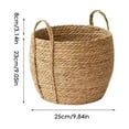 thumbnail image 4 of Natural Rattan Christmas Collar 9.05*9.84 IN 2025 - Farmhouse Style Base Cover for Small Artificial Trees, 4 of 6