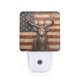 thumbnail image 1 of Fotbe Deer American Flag Wall Luz Nocturna LED, Luz de Noche con Sensor de Luz Natural de Anochecer a Amanecer, Se Enchufa a la Pared, Blanco Cálido 0.5W-EU, 1 of 7