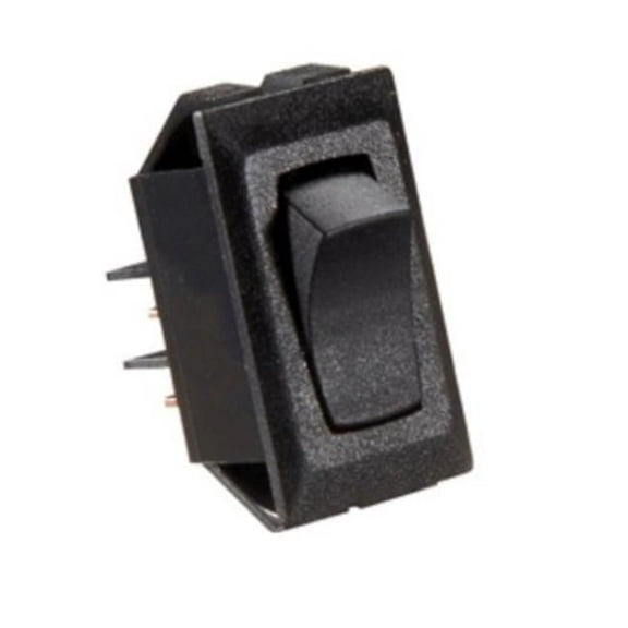 S321 10 Amp Momentary - On & Off Switch - Black