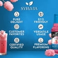 thumbnail image 5 of Syruvia Sugar Free Cotton Candy Flavored Syrup for Drinks, Cocktails, Lemonades, Iced Teas and Desserts – 25.4 fl oz, 5 of 5