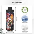 thumbnail image 5 of Anime Demon Slayer 18oz Sports Insulated Water Bottles Kettle Stainless Steel Portable Cup For School Travel Gym Running Outdoor, 5 of 8
