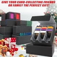thumbnail image 2 of QLOUNI Card Storage Box for Trading Cards, 2100+ Card Deck Case with PU Leather and Magnetic Closure, TCG Storage Box, Suitable for MTG, YuGiOh, and Sports Cards, Includes 8 Card Dividers, 2 of 7