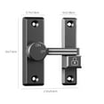 thumbnail image 5 of HBBKVI No-Drill Door Lock Sliding Gate Lock Push-Pull Door Fastener Adjustable Cabinet Lock Easy-Install Door Stopper 12ml, 5 of 7