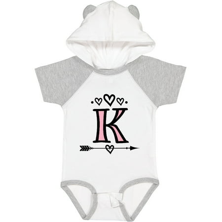 

Inktastic Letter K Monogram Tribal Arrow Girls Baby Bodysuit