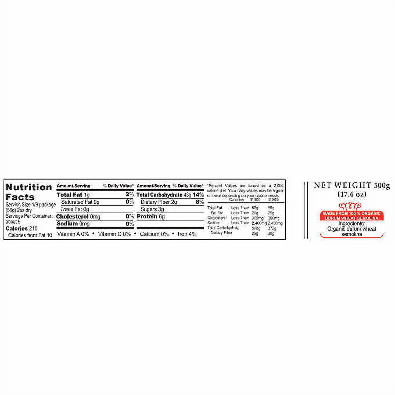 Garofalo Organic Spaghetti Noodles, 17.6 oz, 8 ct