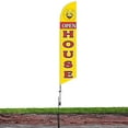 thumbnail image 3 of Cobb Promo Open House (Yellow) Feather Flag with Complete 15ft Pole kit and Ground Spike, 3 of 5