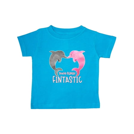 

Inktastic You re Flippin Fintastic Dolphins Gift Baby Boy or Baby Girl T-Shirt