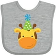 thumbnail image 3 of Inktastic Giraffe Jungle Birthday Boys or Girls Baby Bib, 3 of 4