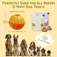 thumbnail image 6 of Interactive Dog Toy, Frozen Treat Dog Puzzle Enrichment Ball - Slow Food Training to Relieve Boredom and Stimulating, Durable Natural Chew Toy for Small Medium, 25-75 lbs, 6 of 7