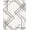 Black White Gray, Pattern 1, variant on ODIKA Alfombras Understated Abstract Composition Monochrome Para Habitacion for Dorm Room, Small Living Apartment, Stain Resistant Low Profile