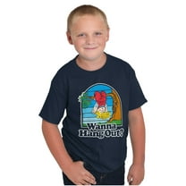 Dennis The Menace Wanna Hang Out Crewneck T Shirts Boy Girl Teen Brisco Brands S