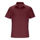 thumbnail image 1 of Blusa y camisa de manga corta con cuello vuelto para hombre, de seda de hielo de color liso, de manga corta, con bolsillo y solapa elástica, blusa para hombre, 1 of 8