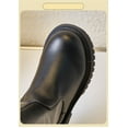 thumbnail image 6 of oqasdz Girls Knee High Boots Fashion Soft Sole Long Boots and Big Kids Fall Winter Leather Combat Boots Show Perandmance Size 4 Y-4.5 Y, 6 of 7