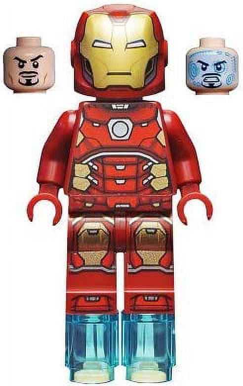 LEGO Superheroes: Iron Man Silver Hexagon on Chest and Power