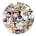 thumbnail image 1 of 100 pegatinas de grafiti de gatitos y cachorros adorables para teléfono móvil, taza de agua, ordenador, pegatinas impermeables para tienda de campaña, 1 of 5