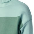 thumbnail image 4 of ZKCCNUK New Casual Daily Pullover Color High Neck Men's Knitted Sweater Bottoming Shirt, 4 of 9